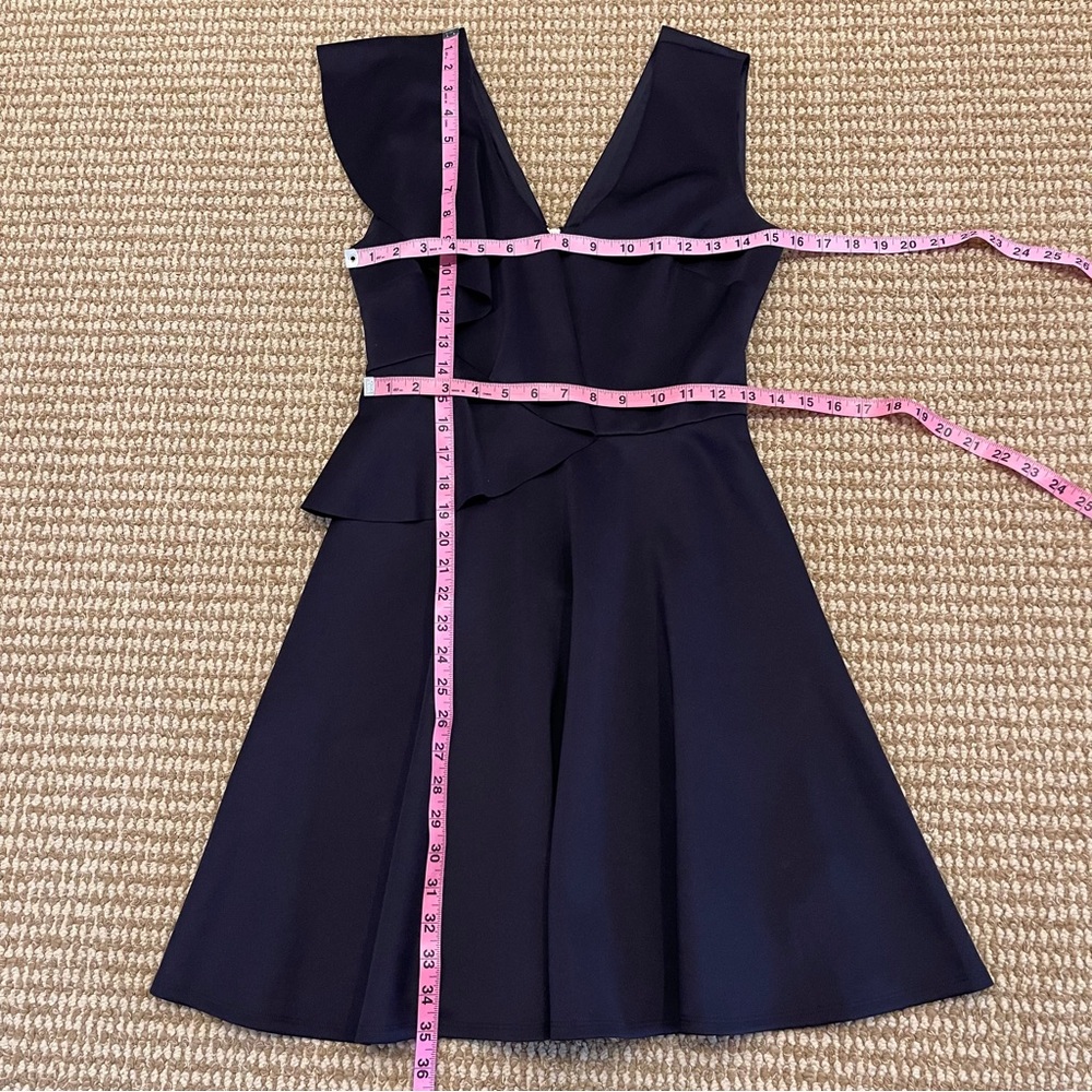 Ted Baker London Lantaa Ruffle Detail Skater Dress 1 Small - Picture 6 of 8